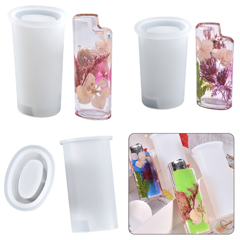 Resin Art Case - Cigarette Lighter Cover Silicone Mold Cigar