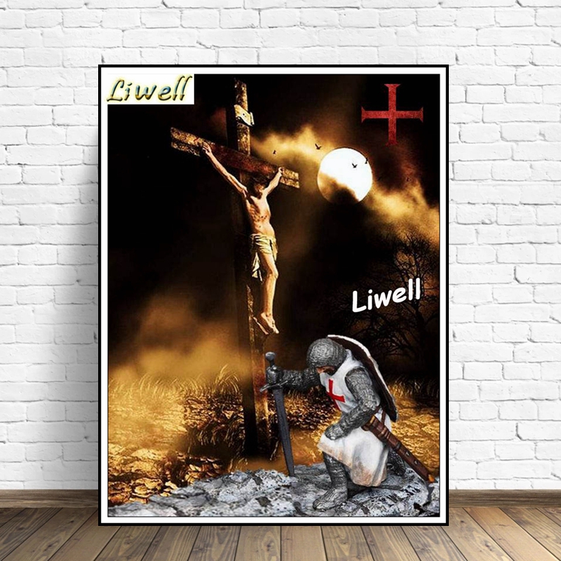 5d Knight Templar Warrior Of C - огляд і ціна Resin Art Wallpaper