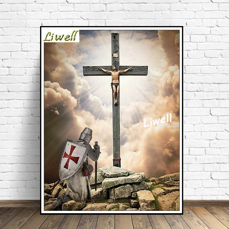 5d Knight Templar Warrior Of C - огляд і ціна Resin Art Wallpaper