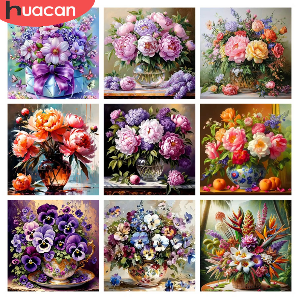 HUACAN 5D Diamond Mosaic Rose  - огляд і ціна Resin Art Rose