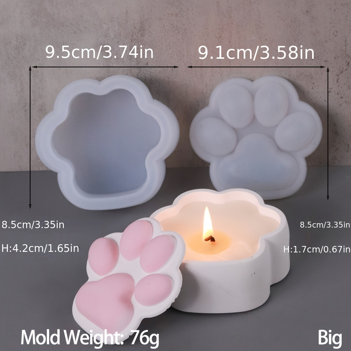 Cat Claw Storage Box Silicone  - огляд і ціна Resin Art Case