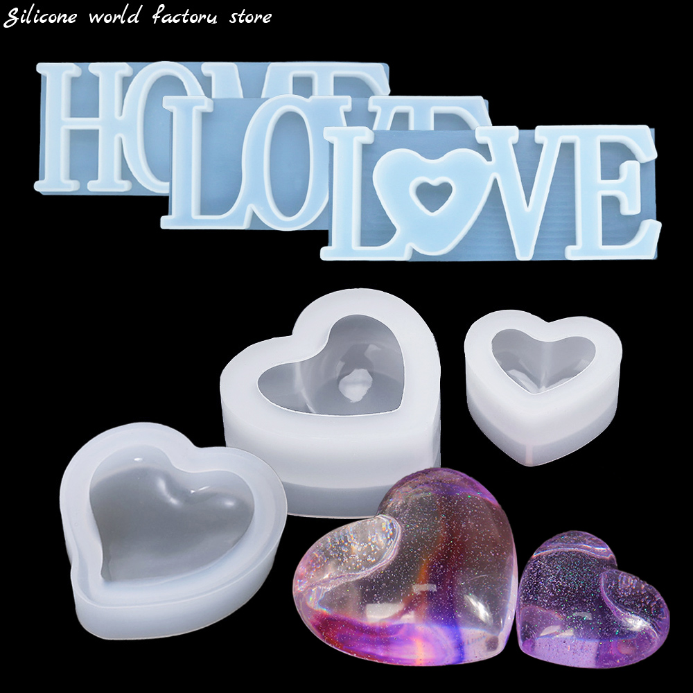 Silicone World 3D Heart Candle - огляд і ціна Resin Art Alphabet