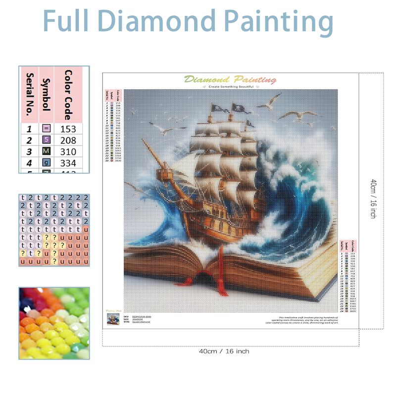 SDOYUNO Diy Diamond Mosaic Boo - огляд і ціна Resin Art Wallpaper