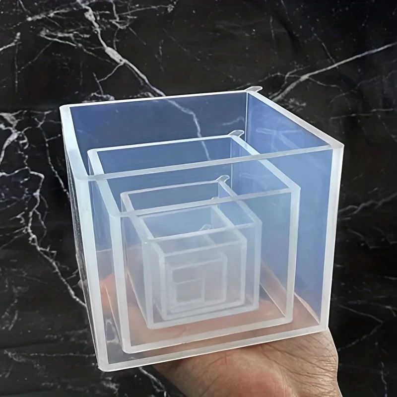 5 pcs Square Resin Mold Silico - огляд і ціна Resin Art Case