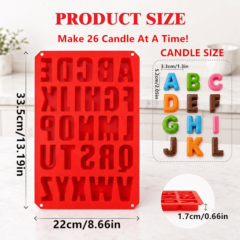Alphabet Letter Silicone Candl - огляд і ціна Resin Art Alphabet