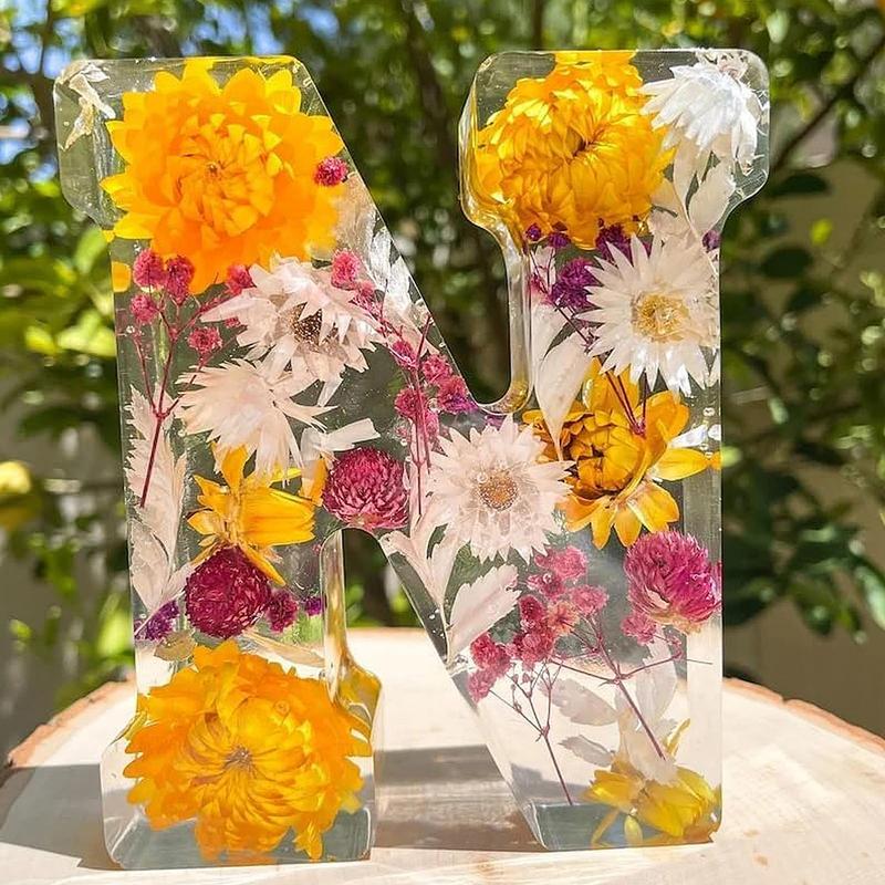 Floral 26 Letters Night Lights - огляд і ціна Resin Art Alphabet