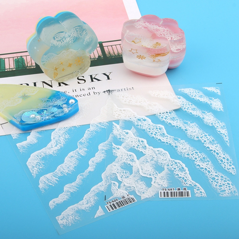 Wave Sticker Resin Filler Crys - огляд і ціна Resin Art Equipment