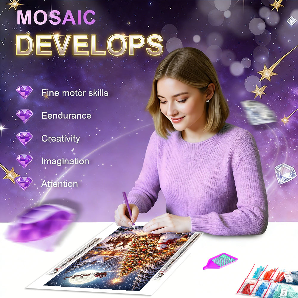 HUACAN Diamond Art Painting Tr - огляд і ціна Resin Art Wallpaper